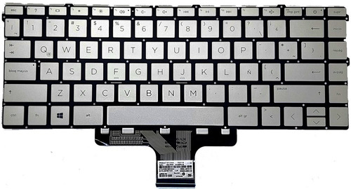 Teclado Plata Para Hp 14-dw 14-dv 14-dy Series