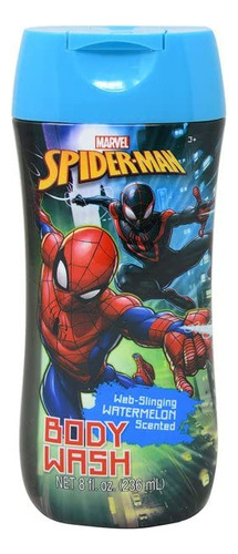 Spiderman - Lavado Corporal De 8 Onzas En Una Botella, Sin .
