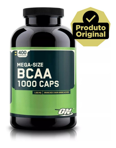 Bcaa Optimum Nutrition On 400 Caps Frete Grátis Importado