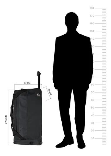 2 Bolsos De Viaje Kross M+l Negro F La Maleta De Chile