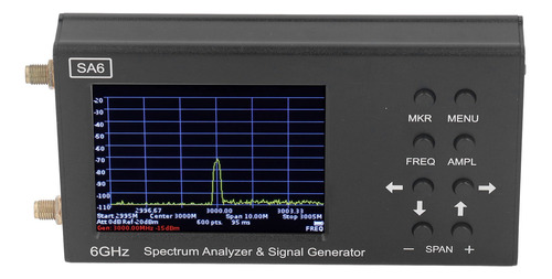 Analizador De Espectro Wifi Sa6 6g Portátil De 35 A 6200 Mhz