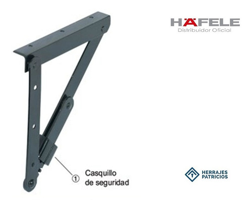 Set Herraje Soporte Angular Para Plegables Hafele 642.81.300