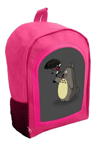 Mochila Infantil Rosa Nena Nene Totoro Anime Tt251