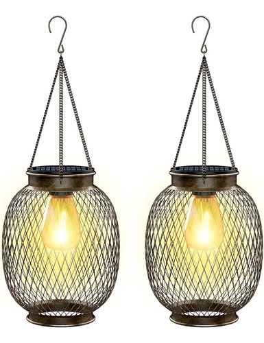 Linternas Solares Colgantes Para Exteriores, Impermeables, D