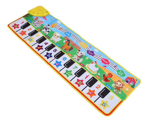 Tapete Musical Para Bebés Touch Play Animal, Piano, Teclado,