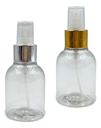 Envases Plasticos 100 Ml Atomizador Dorado Perfume X 10