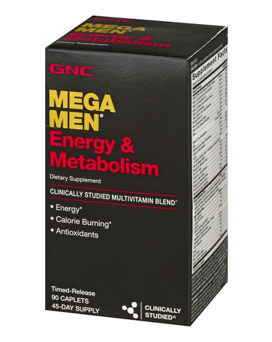 Mega Men Energy Gnc 90 Tabletas - Unidad a $1388