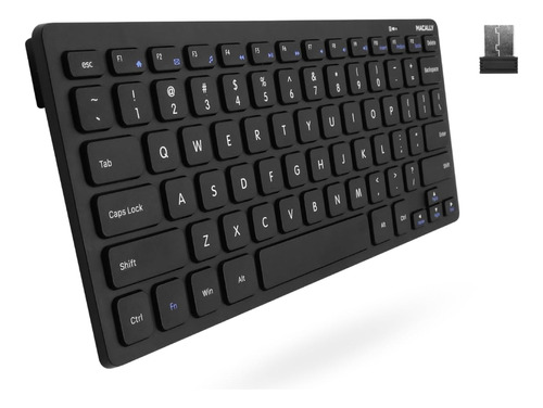 Teclado Macally 2.4g Small Wireless/black