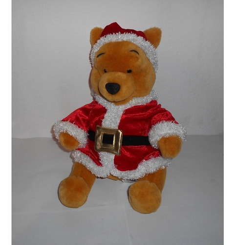 Peluche Winnie Pooh Navideño De Disney 33 Cms