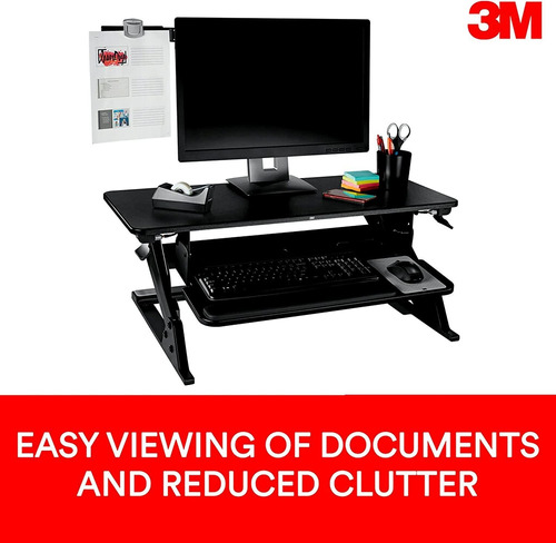 3m Monitor Mount Document Clip Copy Clip, Mounts Right Or Le
