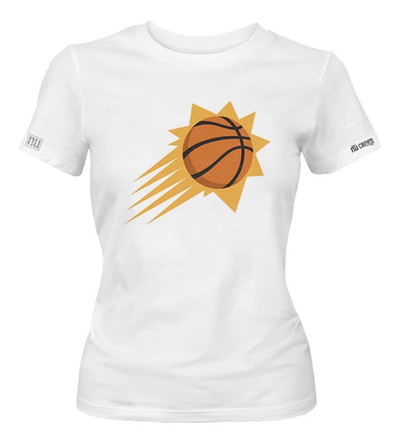 Camiseta Phoenix Suns Logo Baloncesto Dama Mujer Idk