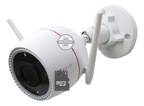 Kit Camara De Seguridad Color 24hs 4 Mp Ezviz + Sd 16 Gb 