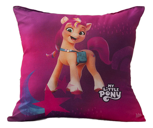 Almohadón Casablanca My Little Pony Pose 45x45 Diseño de la tela Estampado