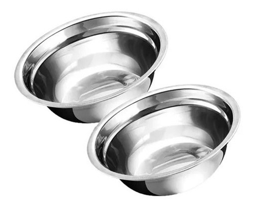 Conjunto Bacias Bowls Alto Brilho Inox 10 Peças De 19cm