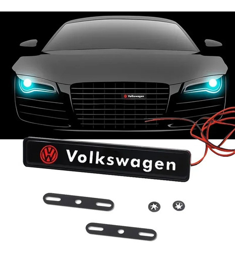 Emblema Con Luz Led Para Parrilla. Volkswagen