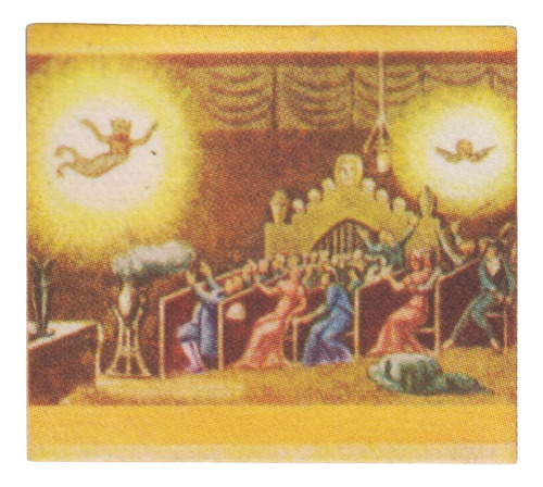1954 Cine Fantasmagoria De Robertson Tarjeta Unica Uruguay (Usado)