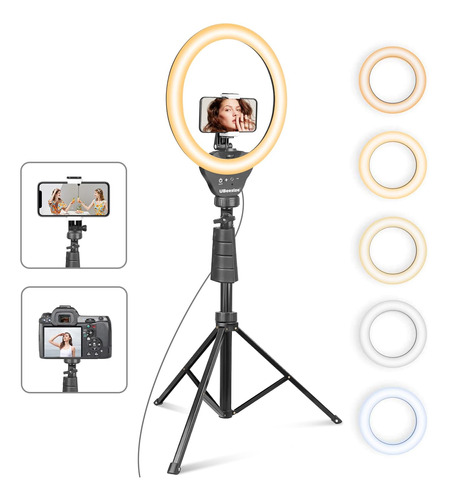 Ubeesize 12 Ring Light With TriPod, Selfie Ring Light With