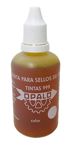 Tinta P/ Sellos De Goma Opalo 999 Amarillo (60cc)