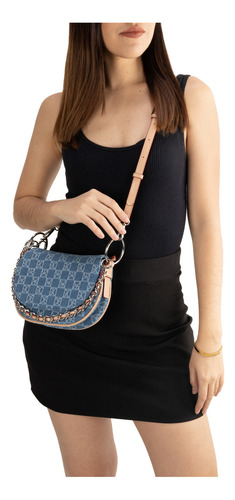 Bolsa Lady Bag Cloe Aslangi Chico Color Azul
