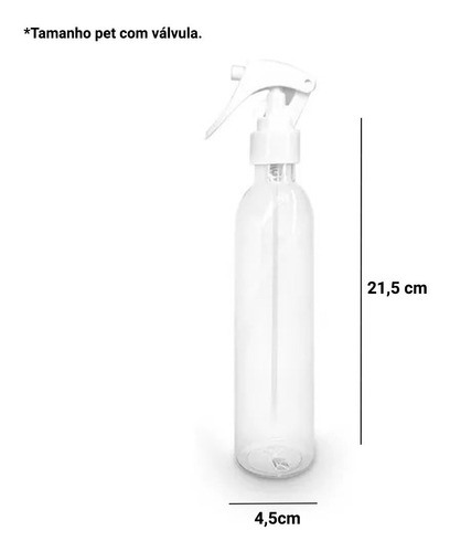 Imagem 3 de 4 de Frasco Pet De 200ml Com Mini Gatilho Spray- Kit Com 250pç