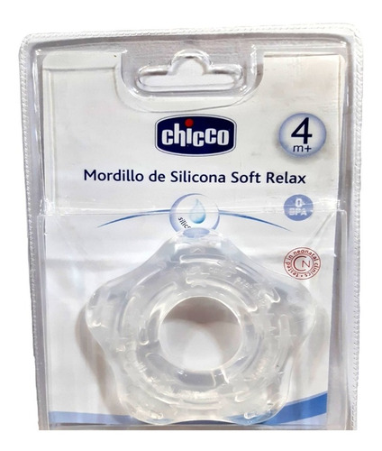 Mordillo Transparente Soft Relax Chicco 4m+