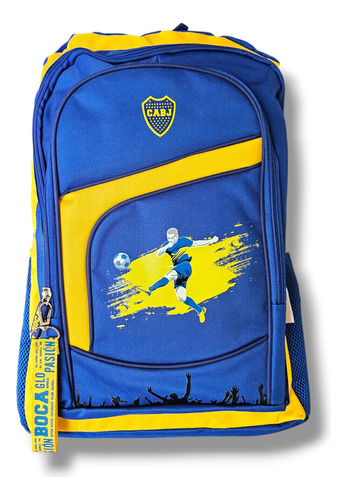 Mochila Original River Boca Futbol Grande Primaria