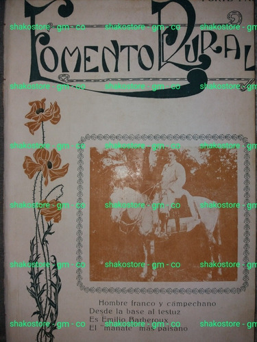 Fomento Rural Emilio Barberoux Hacendado Durazno 1919 Revist