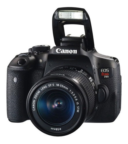 Canon T6i 18 55mm 24mp Memoria 32gb Clase10 En Stock Real