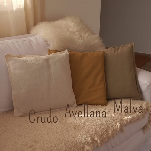Imagen 7 de 8 de Set 5 Funda De Almohadón 40x40 Tusor Nórdicos Decorativo