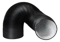 Comprar Ducto Flexible Negro Pvc 6'' 152mm Extractores Indoor X10m