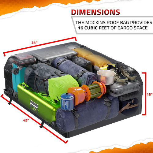 Canasta Carga Acero Extensible Techo Malla Elástica Correas
