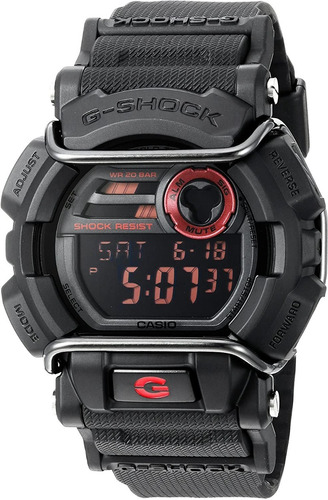 Reloj Casio G Shock Gd400-1 Tactical Swat 50mm Black Resin