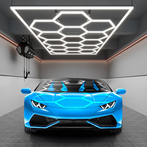 Luz De Garaje Hexagonal 720w 93600 Lúmenes 6500k
