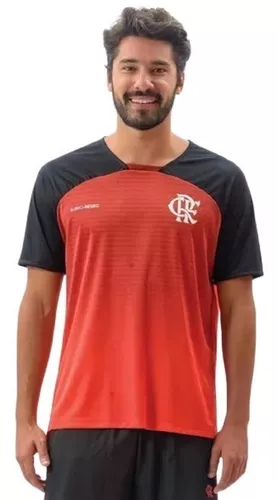 Camisa Flamengo Rubro-Negro Masculino Torcedor Gola Careca