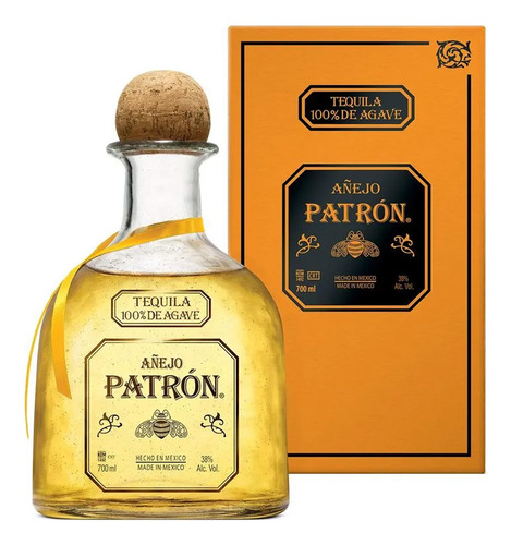 Pack De 12 Tequila Patrón Añejo 700 Ml