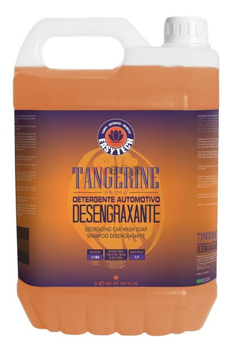 Lava Auto Tangerine Shampoo Desengraxante 5l Easytech
