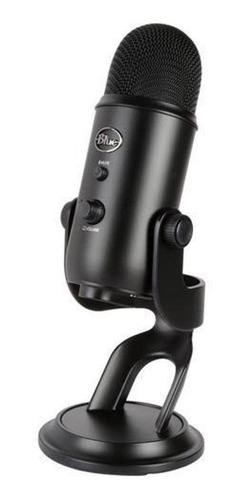 Imagen 3 de 3 de Micrófono Blue Yeti condensador multipatrón blackout