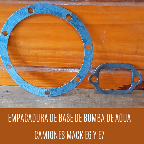 Empacadura Base De Bomba De Agua De Camiones Mack E6 E7