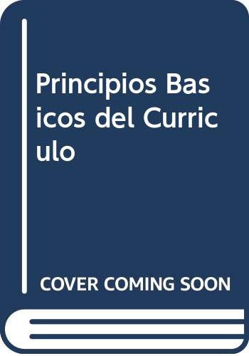 Libro Principios Basicos Del Curriculo Spanish Edition De Ra