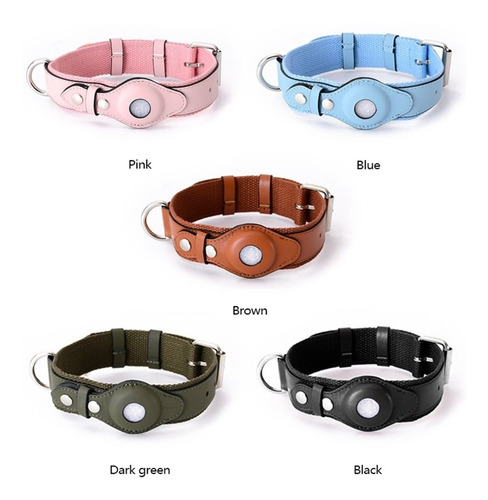 (l-g)cat Collar For Tracking Collar Adjustable Leash +nylon