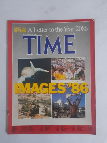 Revista Time En Ingles Las Imagenes De 1986