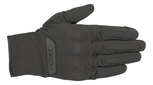 Luva Moto Alpinestars C1 V2 Goretex Impermeável Motociclista Cor Preto Tamanho M