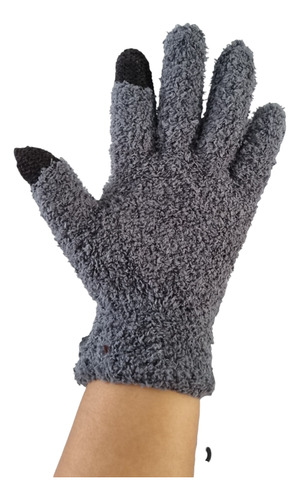 Guantes Juvenil Mágicos Chenille Touch Screen Táctil Cel.