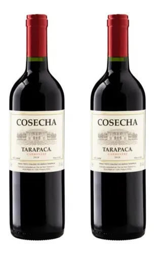 comprar Vinho Tinto Seco Carménère Tarapacá Cosecha 750ml, 2 Uni
