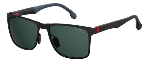 Gafas De Sol Cuadradas Carrera Para Hombre, Negro Mate, 57 M