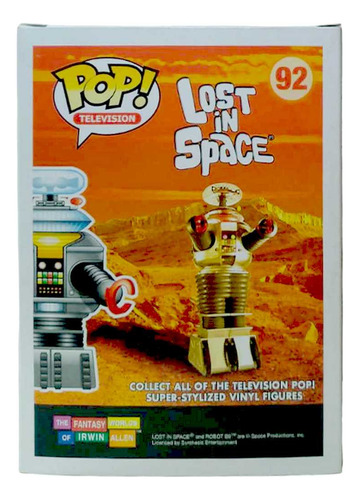 Funko Pop Perdidos Espaço Robô B-9 Lost In Space Robot B9 92