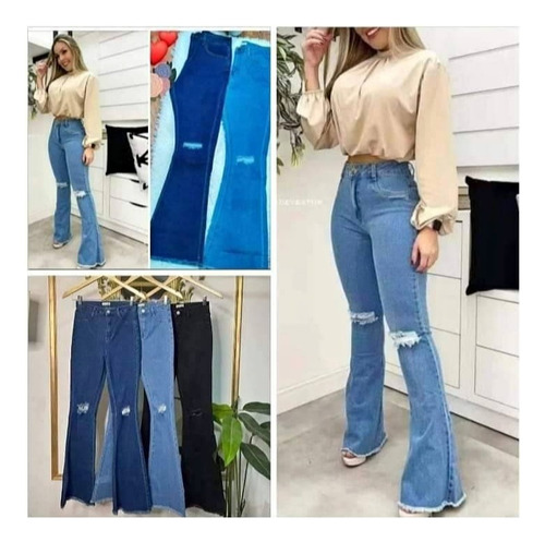 Jeans Flare Destroyer 