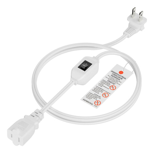 Cable De Extensión Con Interruptor De Encendido Y Apagado