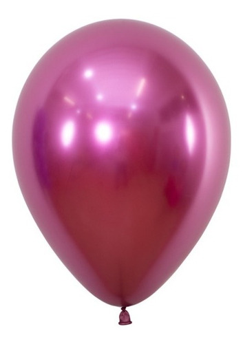 Globos R-5 Reflex (cromado) Fucsia - Sempertex X 50