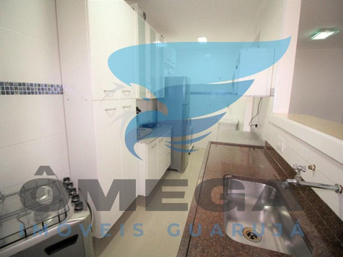 Imagem 12 de 17 de Guarujá Pitangueiras Flat 2 Dormitórios Ar Condicionado Piscina Lazer Completo Manobrista Serviço De Praia Portaria 24 Horas - Fl0011 - 34708972